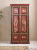 Mughal Hand Painted Solid Wood Cabinet Wardrobe D80 Mughal Hand Painted Solid Wood Cabinet Wardrobe D80