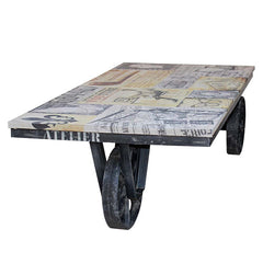 The Attic Bonn Metal Centre Table Black The Attic Bonn Metal Centre Table Black