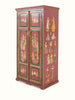 Mughal Hand Painted Solid Wood Cabinet Wardrobe D80 Mughal Hand Painted Solid Wood Cabinet Wardrobe D80