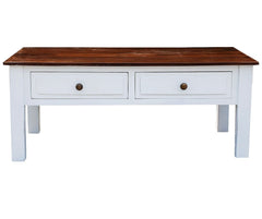 French Blanc Wooden Coffee Table French Blanc Wooden Coffee Table