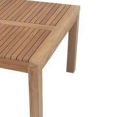 Boston Rustic Handcrafted Teak Wood Extension Dining Table Boston Rustic Handcrafted Teak Wood Extension Dining Table