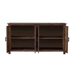 The Attic California Solid Wood Sideboard Walnut The Attic California Solid Wood Sideboard Walnut