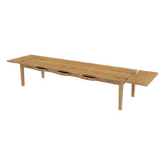 Boston Indian Solid Wood Large Extendable Dining Table For 16 People Natural Boston Indian Solid Wood Large Extendable Dining Table For 16 People Natural