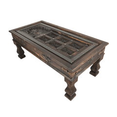 Antique Indian Old Door Solid Wood Coffee Table C11 Antique Indian Old Door Solid Wood Coffee Table C11
