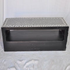 Bone Inlay Star Geometrical pattern TV Unit Black Bone Inlay Star Geometrical pattern TV Unit Black