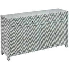 Bone Inlay Chevron Zigzag Buffet Sideboard With 2 Drawers And 2 Door Bone Inlay Chevron Zigzag Buffet Sideboard With 2 Drawers And 2 Door