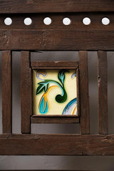 Indian Hand Carved Solid Wood Bench B4 Indian Hand Carved Solid Wood Bench B4