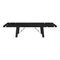 Boston Indian Solid Wood Extendable Dining Table Black Boston Indian Solid Wood Extendable Dining Table Black