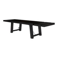 Boston Indian Solid Wood Extendable Dining Table Black Boston Indian Solid Wood Extendable Dining Table Black
