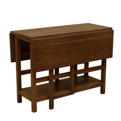 Boston Indian Solid Wood Drop Leaf Dining Table Chocolate Brown Boston Indian Solid Wood Drop Leaf Dining Table Chocolate Brown