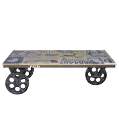 The Attic Bonn Metal Centre Table Black The Attic Bonn Metal Centre Table Black