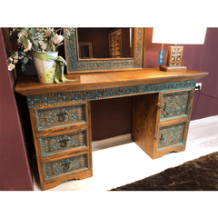 Hand Carved Solid Hard Wood Dresser Dressing Table D3 Hand Carved Solid Hard Wood Dresser Dressing Table D3