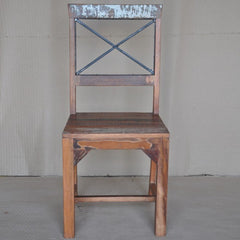 Rustica Reclaimed Boat Timber Dining Chair Multicolor Rustica Reclaimed Boat Timber Dining Chair Multicolor