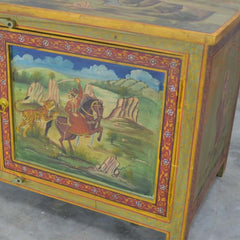 Mughal Hand Painted Entertainment Unit Mughal Hand Painted Entertainment Unit