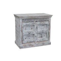 Indian Handmade Solid Wood Old Door Carved Cabinet Indian Handmade Solid Wood Old Door Carved Cabinet