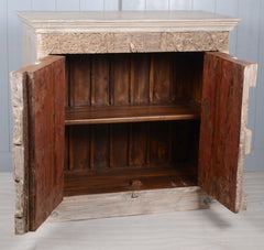 Antique Old Door Vintage Solid Wood 2 Door Sideboard Whitewash Antique Old Door Vintage Solid Wood 2 Door Sideboard Whitewash