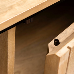 The Attic Camlot Solid Wood Sideboard Natural The Attic Camlot Solid Wood Sideboard Natural