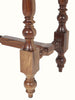 Indian Hand Carved Marble & Sheesham Wood Console Hall Table 24 Indian Hand Carved Marble & Sheesham Wood Console Hall Table 24