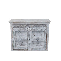 Indian Handmade Solid Wood Old Door Carved Cabinet Indian Handmade Solid Wood Old Door Carved Cabinet