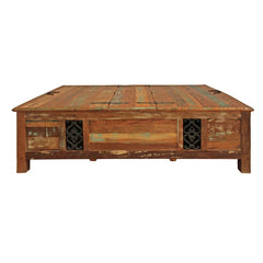 Nirvana Reclaimed Solid Wood Coffee Table With Storage B12 Nirvana Reclaimed Solid Wood Coffee Table With Storage B12