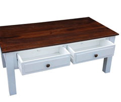French Blanc Wooden Coffee Table French Blanc Wooden Coffee Table