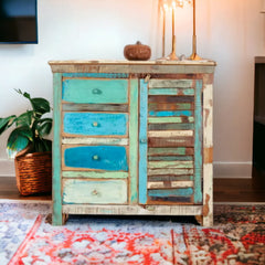 Kraft Bazaar Vistoso Sideboard 4 drawers 90x40x90Cm Kraft Bazaar Vistoso Sideboard 4 drawers 90x40x90Cm