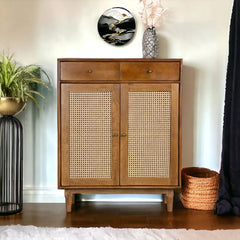 Kraft Bazaar Atalanta Sideboard (S) Light Brown Finish 80x40x105Cm Kraft Bazaar Atalanta Sideboard (S) Light Brown Finish 80x40x105Cm