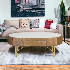 Kraft Bazaar Bruges Coffee Table with Terrazzo 110x60x40Cm Kraft Bazaar Bruges Coffee Table with Terrazzo 110x60x40Cm