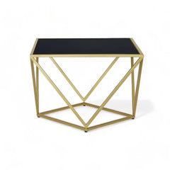 Kraft Bazaar Valerie Coffee Table (S) with Tinted Glass 63x63x45Cm Kraft Bazaar Valerie Coffee Table (S) with Tinted Glass 63x63x45Cm