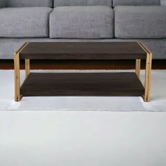 Kraft Bazaar Liverpool Coffee Table in Tobacco Brown 110x60x40Cm Kraft Bazaar Liverpool Coffee Table in Tobacco Brown 110x60x40Cm