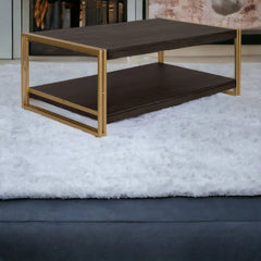 Kraft Bazaar Liverpool Coffee Table in Tobacco Brown 110x60x40Cm Kraft Bazaar Liverpool Coffee Table in Tobacco Brown 110x60x40Cm