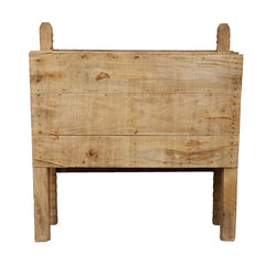 Rajasthan Hand carved Furniture Antique Solid Wood Damchiya in Natural Finish Rajasthan Hand carved Furniture Antique Solid Wood Damchiya in Natural Finish