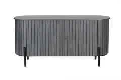 Kraft Bazaar Oval Sideboard (L) in Premium Platina Grey 160x45x80Cm Kraft Bazaar Oval Sideboard (L) in Premium Platina Grey 160x45x80Cm
