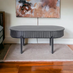 Kraft Bazaar Oval Coffee Table 110x60x45Cm Kraft Bazaar Oval Coffee Table 110x60x45Cm