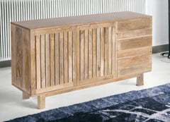Kraft Bazaar Danish Sideboard (L) Natural Finish 150x40x80Cm Kraft Bazaar Danish Sideboard (L) Natural Finish 150x40x80Cm