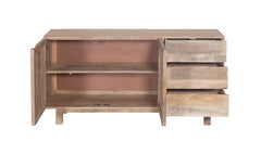 Kraft Bazaar Danish Sideboard (L) Natural Finish 150x40x80Cm Kraft Bazaar Danish Sideboard (L) Natural Finish 150x40x80Cm
