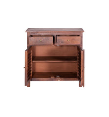 Kraft Bazaar Madrid Sideboard (S) in Walnut Finish 80x35x80Cm Kraft Bazaar Madrid Sideboard (S) in Walnut Finish 80x35x80Cm