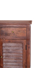 Kraft Bazaar Madrid Sideboard (S) in Walnut Finish 80x35x80Cm Kraft Bazaar Madrid Sideboard (S) in Walnut Finish 80x35x80Cm