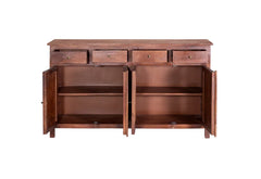 Kraft Bazaar Madrid Sideboard (L) in Walnut Finish 150x40x90Cm Kraft Bazaar Madrid Sideboard (L) in Walnut Finish 150x40x90Cm
