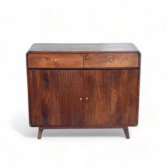 Kraft Bazaar Rodondo Sideboard (S) in American Walnut Finish 100x40x85Cm Kraft Bazaar Rodondo Sideboard (S) in American Walnut Finish 100x40x85Cm