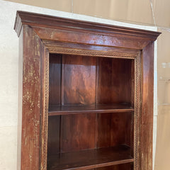 Handcrafted Indian Furniture Carved Solid Hard Wood Bookshelf in Dark Brown 108x46x205Cm Handcrafted Indian Furniture Carved Solid Hard Wood Bookshelf in Dark Brown 108x46x205Cm