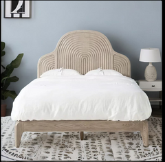 Indian Hand Carved Solid Wood King Size Bed 123 Indian Hand Carved Solid Wood King Size Bed 123