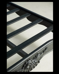 Indian Hand Carved Solid Wood King Size Bed Black 124 Indian Hand Carved Solid Wood King Size Bed Black 124