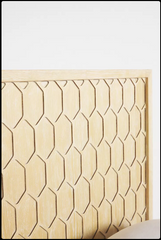 Indian Hand Carved Solid Wood King Size Bed Natural 126 Indian Hand Carved Solid Wood King Size Bed Natural 126