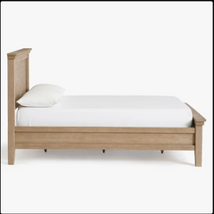 Indian Hand Carved Solid Wood King Size Bed Natural 127 Indian Hand Carved Solid Wood King Size Bed Natural 127