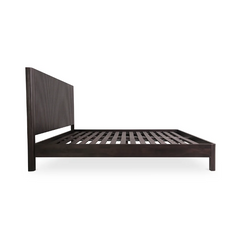 Indian Hand Carved Solid Wood King Size Bed Black Indian Hand Carved Solid Wood King Size Bed Black