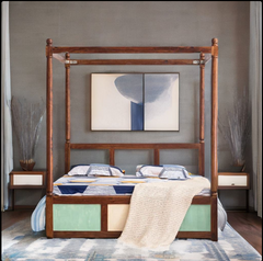 Handmade Solid Wood Poster Bed Honey 129 Handmade Solid Wood Poster Bed Honey 129