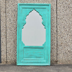 Handcrafted Indian Furniture Carved Wooden Wall Lining Mirror Frame 80x5x150Cm Handcrafted Indian Furniture Carved Wooden Wall Lining Mirror Frame 80x5x150Cm