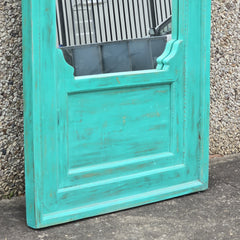 Handcrafted Indian Furniture Carved Wooden Wall Lining Mirror Frame 80x5x150Cm Handcrafted Indian Furniture Carved Wooden Wall Lining Mirror Frame 80x5x150Cm