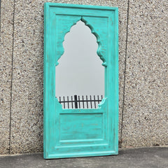 Handcrafted Indian Furniture Carved Wooden Wall Lining Mirror Frame 80x5x150Cm Handcrafted Indian Furniture Carved Wooden Wall Lining Mirror Frame 80x5x150Cm